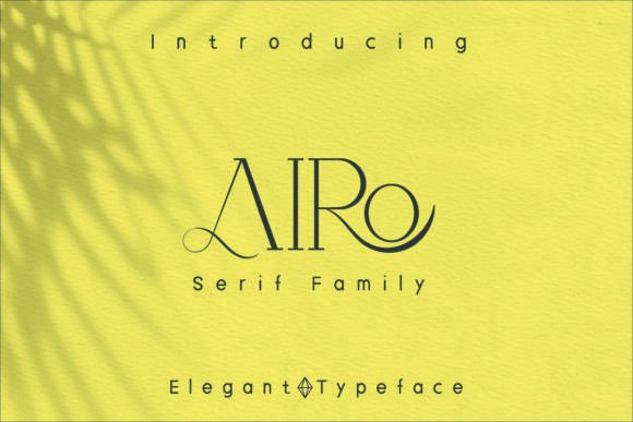 Airo Font: Elevate Your Brand with Elegant Slab Serif Style