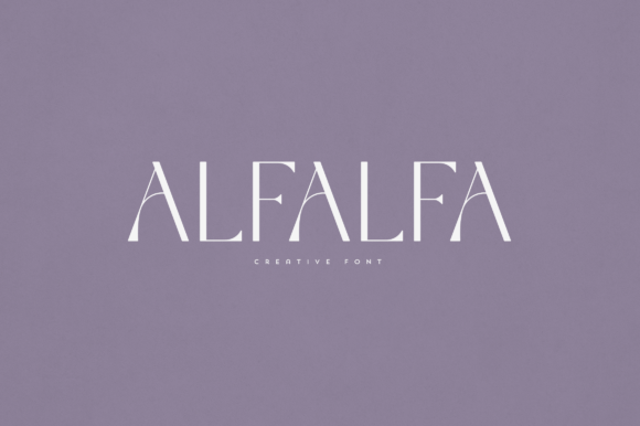Alfalfa: A Serif Font for Unique Branding