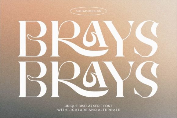 Brays: A Serif Font That Elevates Small Business Branding