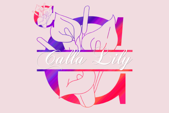 Calla Lily Split: An Elegant Decorative Font for Editorial Design