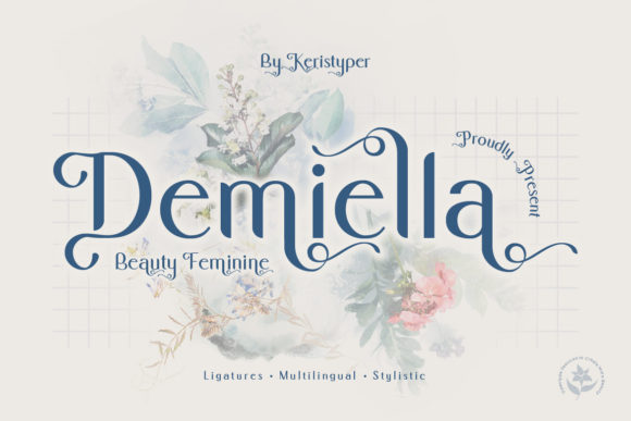 Demiella: A Modern Typeface for Brand Identity