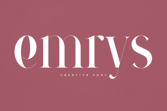 Emrys Serif Font for Crafters