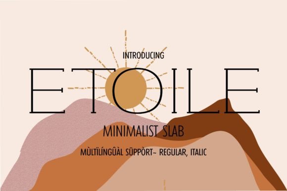 Etoile Typeface for Strong Brand Identity