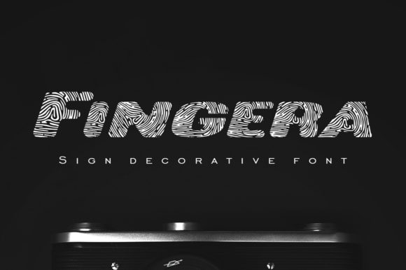Fingera: A Unique Decorative Font for Web Design