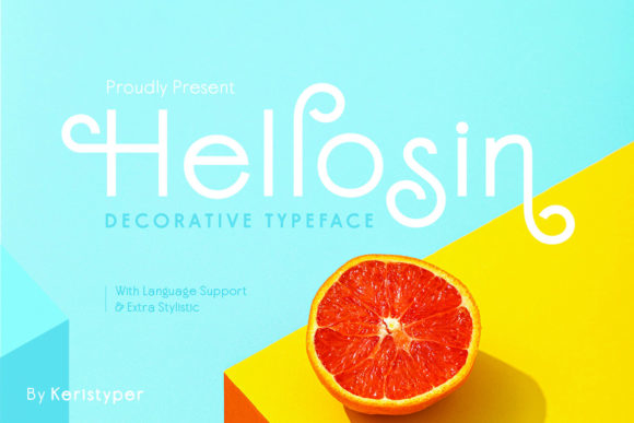 Hellosin: A Sans Serif Typeface for Modern Web Design