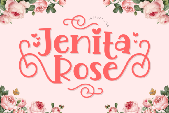 Jenita Rose: A Charming Serif Font for Editorial Design
