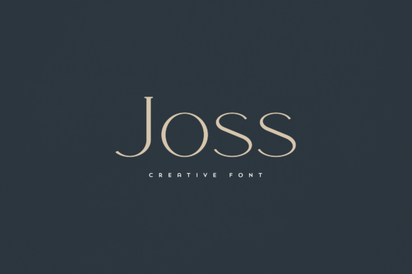 Joss Serif Font for Modern Web Design