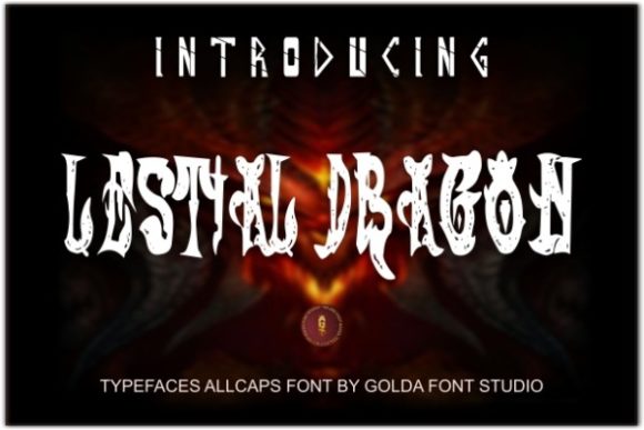 LESTIAL DRAGON: A Bold Display Font for Marketers