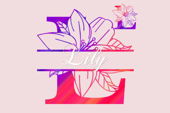Lily Split: A Botanical Display Font for Web Design