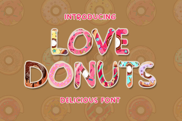 Love Donuts Font: A Sweet Typeface for Branding