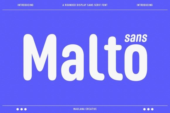 Malto Typeface: Elevating Modern Brand Identity