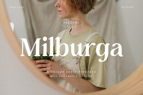 Milburga Serif Font for Web Design