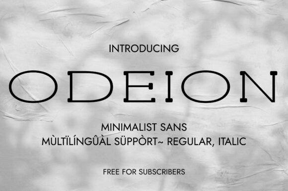 Odeion Typeface: Elevating Editorial Design