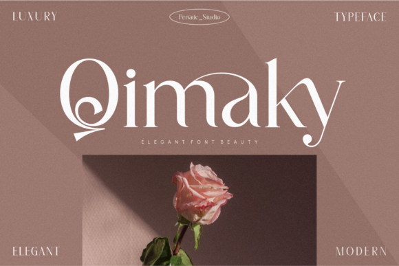 Qimaky: A Stylish Serif Font for Digital Design