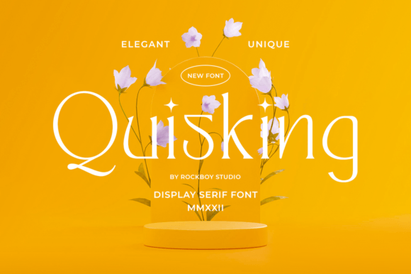 Quisking: A Refined Serif Font for Modern Web Design