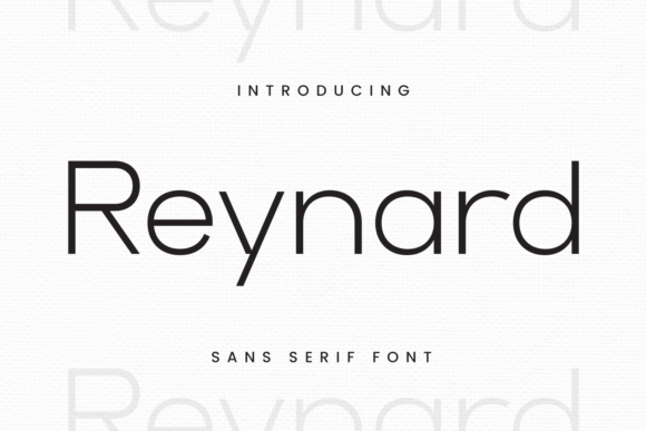 Reynard: A Refined Sans Serif Typeface for Editorial Design