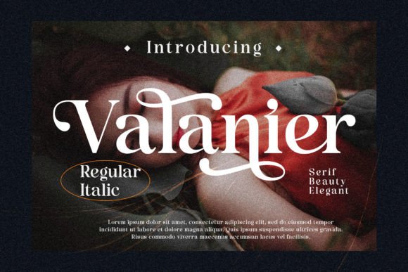 Valaneir: A Serif Font for Digital Branding